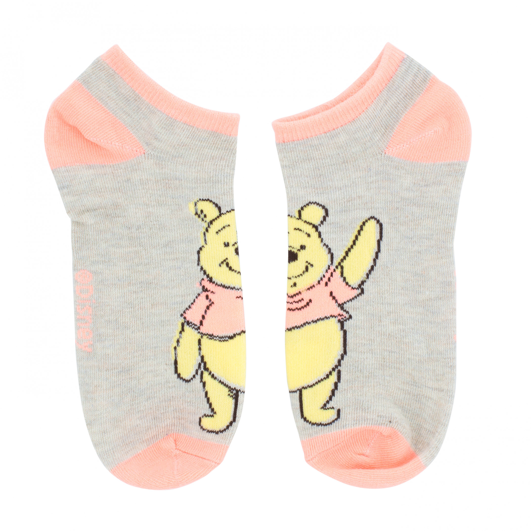 Winnie the Pooh Pastel Women's Ankle Socks 6-Pair Pack